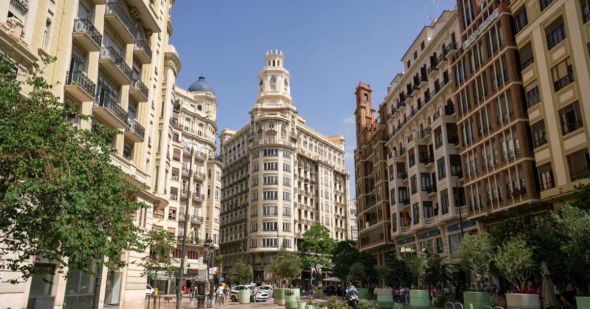 Barrio residencial de Benimaclet en Valencia