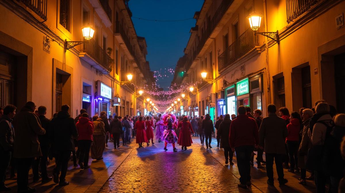 Cabalgata de carnaval en el barrio de Benimaclet, Valencia