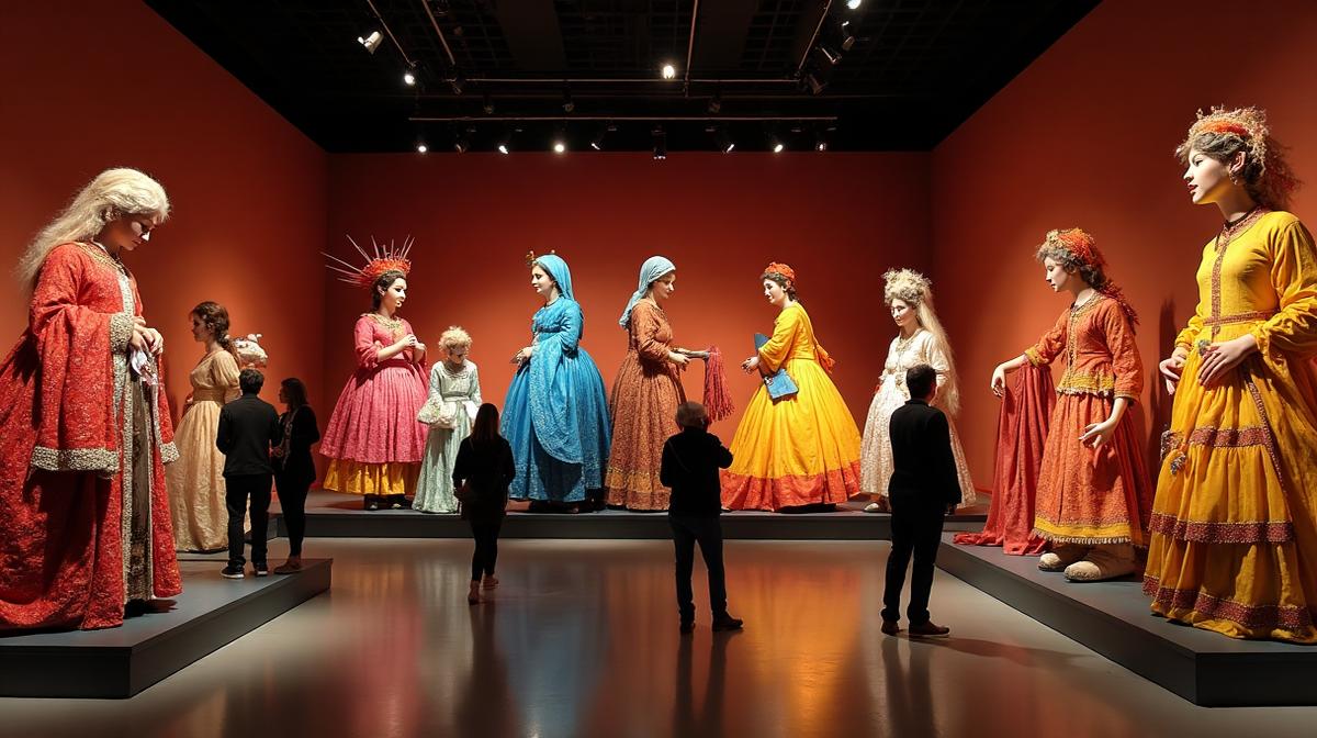 Interior de la Exposición del Ninot en el Museu de les Ciències de Valencia