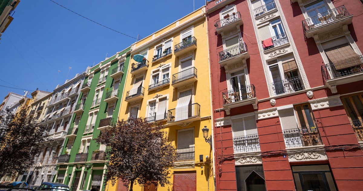 Calles del barrio de Ruzafa en Valencia