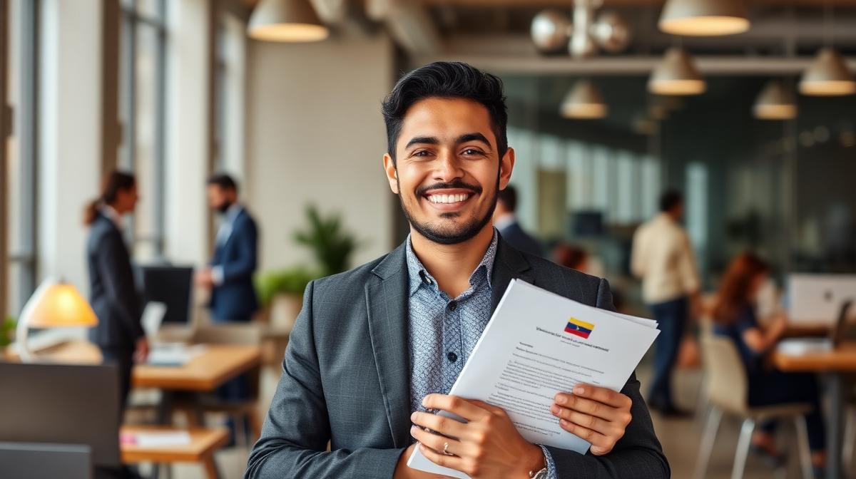 Venezolano con documentos oficiales en Valencia